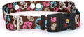 Extreme Dog Fence Replacement Containment and Training Collar Strap for Most Underground Electric Dog Fence Brands - Brown Paws (Medium: 13" - 18" x 3/4")