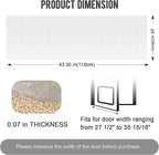 3.6FTCarpet Protector for Pets-Cat Carpet Protector for Doorway, DIY Anti-Slip Anti Scratch Under Door Cat Scratch Protector Mat,Easy to Cut Clear PVC Carpet Scratch Stopper,Cat Scratch Guard Carpet