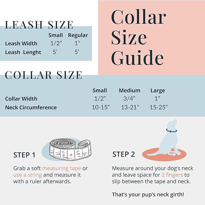 Lucky Love Dog Martingale Dog Collar - Adjustable, No-Slip, Durable, & Soft Webbing Collar for Male and Female Dogs Ideal for Training & Walking - Hippie, Large