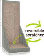 WAY BASICS Cat Scratching Post Standing Scratcher Scratch Pad (Tool-Free Assembly)