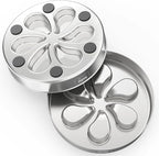 Slow Feeder Dog Bowl-3.5Cups for Large Breeds, Food Grade 304 Stainless Steel Dog Bowls with Non-Slip Base, Maze Pet Dish to Slow Down Eating, Dishwasher-Safe [2Pack]