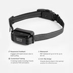 Pro No-Pull Dog Training Collar for Happier Walks, Rechargeable and Waterproof, Hands Free Device with No Remote Needed, Anti-Slip, and Safe-to-use for Medium and Large Breed Dogs (Medium)