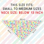Birthday Dog Bandanas 1 Pack, Colorful It's My Birthday Dog Scarfs for Boy and Girl, Pet Scarves for Birthday Boy and Girl Bandanas for Small Medium Large Dogs (It's My Birthday, Small)