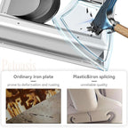 [Petoasis] 3-Flaps Heavy-Duty Dog Door, Rust Proof Aluminum Alloy Frame, Extreme Weather Dog Door Can Block Wind, Snow, and Rainwater Intrusion (Silvery White, XL for Door)