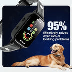 JEUJE Dog Bark Collar,Bark Collar for Large Medium Small Dogs 8-120lbs, AUTO Barking Collar, Bark Training Collar with 7-Level Sensitivity + 5 Safety Modes Humane Training System