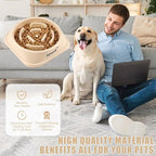 Slow Feeder Dog Bowls for Healthy Eating, Non-Slip and Anti-Choking Design, Reduces Bloating & Overeating for Medium Dogs and Cats, Easy to Clean