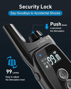 ABBIDOT Shock Collar for Dogs - 3500FT Dog Training Collar with Remote，IPX7 Waterproof & 4 Training Modes, Safety Lock & Night Vision Light，Rechargeable E-Collar for All Breeds