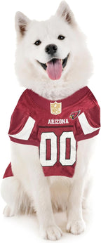 Pets First NFL Arizona Cardinals Dog Jersey, Size Small, Football Shirt Costume for Pet, Dog Sports T-Shirt, NFL Team Clothing for Cats, Licensed Pet Apparel Available in 7 Sizes and 32 Teams