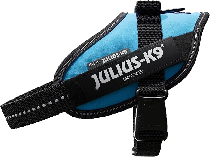 Julius-K9, 16IDC-AM-M, IDC Powerharness, Dog Harness, Size: Mini, Aquamarine