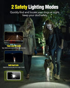 Dog Shock Collar 2 Dogs (10-120Lbs) - 3300FT Dog Training Collar with Remote for Small Medium Large Dogs, LED Light IPX7 Waterproof Electric with Beep Vibration Shock & Safety Lock