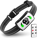 Dog Training Collar with 4 Training Modes - Dog Bark Collar with Mini Remote - Dog Shock Collar for Indoor & Outdoor, Shock Collar for Large Dog Medium Dog & Small Dog (10~120 lbs)