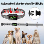 Dog Training Collar, Dog Shock Collar with Remote Control, 4 Training Modes Vibration, Beep, Shock, IP67 Waterproof Keypad Lock Rechargeable E-Collar for All Breed