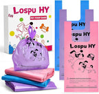 Poop Bags for Dogs, 300 Count Extra Wide Easy Tie Dog Poop Bags with Handles, Extra Thick Leak Proof Pet Waste Bag for Puppy Walking and Cat Litters