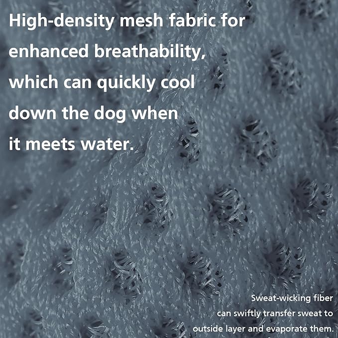 2 Pack Cooling Shirts for Dogs, Lightweight Mesh Breathable Dog Shirt for Small Medium Dogs Girl,Sun-Protection Sleeveless Shirts for Dog&Cat Puppy Vest Pet Apparel P23ST00601XL