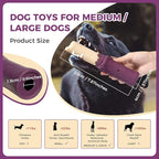 Dog Toys for Aggressive Chewers - Indestructible Extreme Tough Dog Chew Toys for Large, Medium, Small Breeds, Durable Chew Toys to Keep Them Busy, Treat Dispenser, Reduce Boredom, Teeth Cleaning