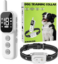 Dog Shock Collar, Dog Training Collar with Remote Control 3300FT Range, Electric Collar with Smart Light, Rechargeable Waterproof E Collar for Small Medium Large Dogs