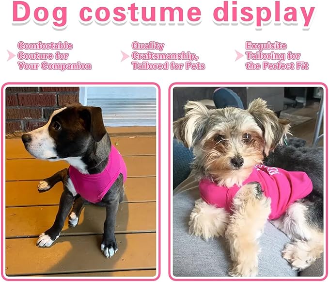 Pink Cotton Dog Shirt with 'Little Miss Sweetheart' Print, Soft & Breathable Pet Apparel for Small to Large Dogs, All-Season Sleeveless Vest, Cute and Comfortable Dog Outfit.Pink Lollipop L
