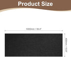 uxcell Self-Adhesive Cat Scratching Mat, 1 Roll 39.4" x 15.8" Couch Protector from Cat Claws for DIY Sofa, Wall, Doors, Cut Anti Cat Scratch Pad Carpet Mat, Black