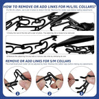 Pinch Collar for Dogs, Prong Training Collar with Quick Release Buckle for Dog Pulling Behavior Correction, Adjustable Pinch Leashes (Small / 12.5-18" Neck Size)