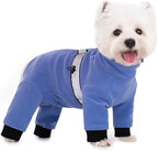 Polar Fleece Dog Pajamas Bodysuit - Small to Medium Dogs, Winter Jacket & Sweater for Small Dogs, Four-Legged Warm Clothes
