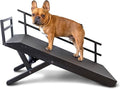 DoggoRamps Dog Ramp for Couch with Safety Rails - Adjustable from 14" to 21" with Anti-Slip PAWGRIP & Convenient Platform Top - for Small Dogs up to 150lbs - Made of Solid Hardwood in North America