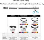 Educator 3/4-Inch Dog Training Collar Strap–ONLY Fits ME-300, ET-300/400, EZ-900, PE-900 & PG-300 Receivers – NOT Compatible with FE-580, ET-800 or UL-1200–Quick Snap Biothane Bungee Collar, Black