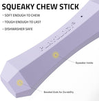 Playology Dog Toys | Durable Squeaky Chew Stick for Dogs | Jumbo Lamb Scented Toy - Easy to Clean and Made from Non Toxic Materials