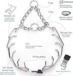 Herm Sprenger Chrome Plated Steel Dog Collar with Quick Release ClicLock Buckle O-Ring Biothane Insert Training Collar Made in Germany (Pastel Purple, 25in x 4.0mm(Neck Size up to21-22in))