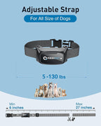 ABBIDOT Shock Collar for Dogs - 3500FT Dog Training Collar with Remote，IPX7 Waterproof & 4 Training Modes, Safety Lock & Night Vision Light，Rechargeable E-Collar for All Breeds