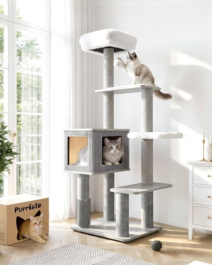 Bundle-2 Items:Maine Coon Cat Tree+Small Cat Tree