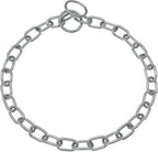 Herm Sprenger Chrome Plated Steel Fur Saver Dog Collar with Medium Link Professional Training Collar for Small Medium Large Dogs Correction Slip Chain Made in Germany (26 inches (65 cm))