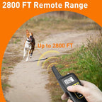 PetJoy Vibrating Dog Collar with Remote – No Shock Training Collar for 3 Dogs - Beep & Vibration 3300ft Range, Waterproof for Small to Large Dogs (5-120 lbs)