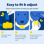 PetSafe Spray Bark Dog Collar, Automatic No Bark Device for Dogs 8 lb. and Up - Rechargeable and Water-Resistant – Includes Citronella and Unscented Spray Refills & USB Charging Cable, Navy