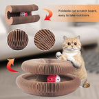 2Pcs Foldable Cat Scratcher Toy - Interactive Reversible Kitty Toy for Anxiety Relief & Exercise | Clearance - Limited Stock