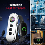 2025 Upgraded Shock Collar for Dogs, Dog Training Collar with Remote Control for Medium Large Dogs, 3 Training Modes - Beep, Vibration and Shock with Safety Lock, IPX7 Waterproof, Rechargeable,Black