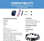 Rhea Rose 1 Inch Replacement Collar Strap Shock Collar with 2 Holes, Compatible with Nearly All Brands and Models of Underground Electric Dog Fences and Training Collars, Cow Print Pattern
