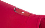 Gooby Fleece Vest Dog Sweater - Navy, X-Small - Warm Pullover Fleece Dog Jacket with O-Ring Leash for Small to Medium Dogs