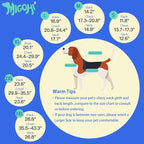 MIGOHI Reflective Waterproof Windproof Dog Coat - Warm Jacket Reversible Stormguard Winter Vest for Small to Large Dogs (Red, XL)