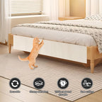 2PCS 39.3" x 15.7" Cat Scratching Mat,DIY Climb Cat Scratcher for Furniture Couch Protector, Covering Cat Scratching Posts for Indoor Cats, Replacement Pads,Trimmable Self-Adhesive Carpet