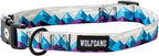 Wolfgang Heavy Duty, Adjustable Dog Collar with Quick Release Nylon Buckle for Walking & Training, RockyPeaks Print, Small