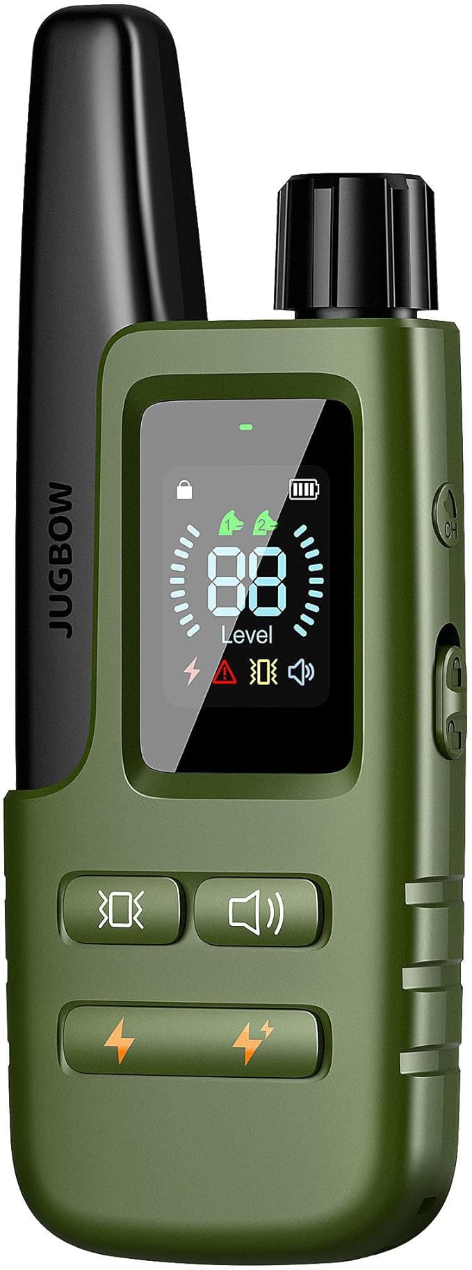 Jugbow 4200-Foot Dog Training Collar Remote Control Features 4 Training Modes Highly Responsive Connection Requires Use with Jugbow Collar