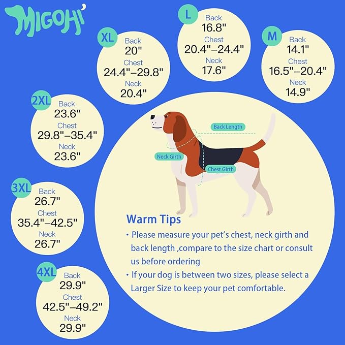 MIGOHI Dog Jacket,3XL Dog Coat Winter,Reflective Fleece Jacket Vest for Large Dogs,Adjustable Winter Coats for Dogs,Pet Coat for Chilly Cold Weather,German Shepherd,Red