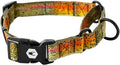 Wolfgang Heavy Duty Martingale Dog Collar with Quick Release Nylon Buckle for Walking & Training, CutBow Print, Large
