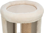 Trixie Giorgia Cat Tower – Cat Tree with Thick Sisal Posts, Caves, Platforms & Hanging Toy – Durable Cat Furniture for Indoor Cats – Beige, 15.7" x 15.7" x 32.3"