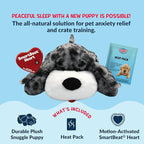 Snuggle Puppy Heartbeat Puppy Toy for Large Breeds, Breed Buddies Collection-Great Dane, Plush Dog Toy with Real-Feel Pulse and Heat Pack for Crate Time, First Nights, and Rest
