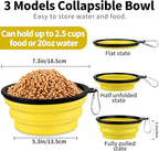 Collapsible Dog Bowl, Lightweight and Portable, Ideal for Outdoor, Hiking, Camping, and Walking Your Dog