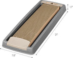 IRIS USA, Inc. Cat Scratcher with Tray, Gray (302041)