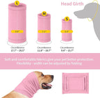 Nanaki Dog Calming Hoodie Ear Wraps for Dogs, Ear Protection Dog Fireworks Ear Head Muffs Dog Warp Anxiety Relief, Dog Hematoma Ear Wrap, Dog Head Cover The Grooming and Force Drying Dog Ear Protector
