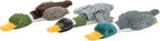Best Pet Supplies Interactive Squeaky Dog Chew Toy, Ideal Dog Toys for Chewers, Small, Medium & Large Dogs, and Fetch Lovers - Mallard Duck Wing (Gray), Large
