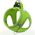 Joytale Small Dog Harness, Breathable Mesh Step-in Vest, Reflective Soft Padded Harnesses for Cats, Puppies and Extra Small Dogs, Green, XXS